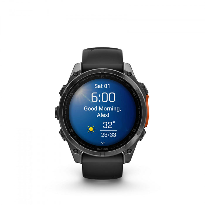 Garmin Fēnix 8 Amoled Smartwatch 47mm - Gps, Compass, Gyroscope And Barometric Altimeter Slate Grey 