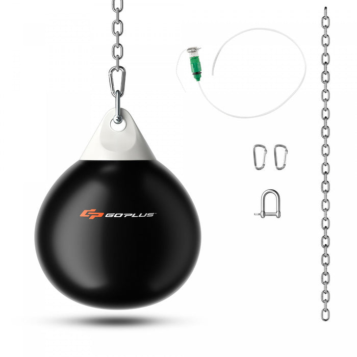 Goplus 18" 110lbs Heavy Water Filled Punching Aqua Training Boxing Bag Home Gym Hook