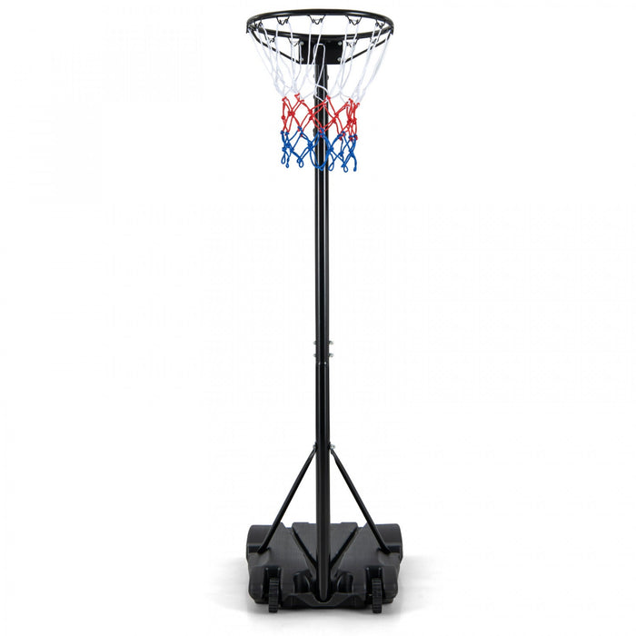 Costway 8.5-10ft Adjustable Basketball Hoop Goal With Fillable Base Wheel Shooting Practice