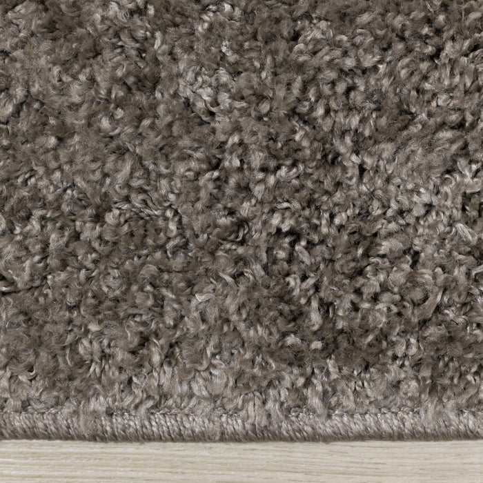 Brooklyn Taupe Shag Area Rug - 5'3\" x 7'7\"