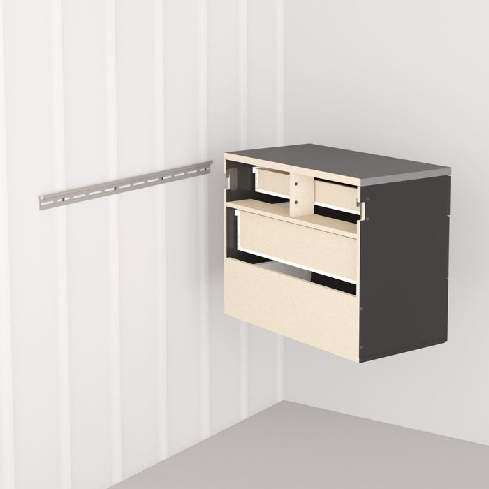 Hangups 3-Drawer Base Storage Cabinet - Black