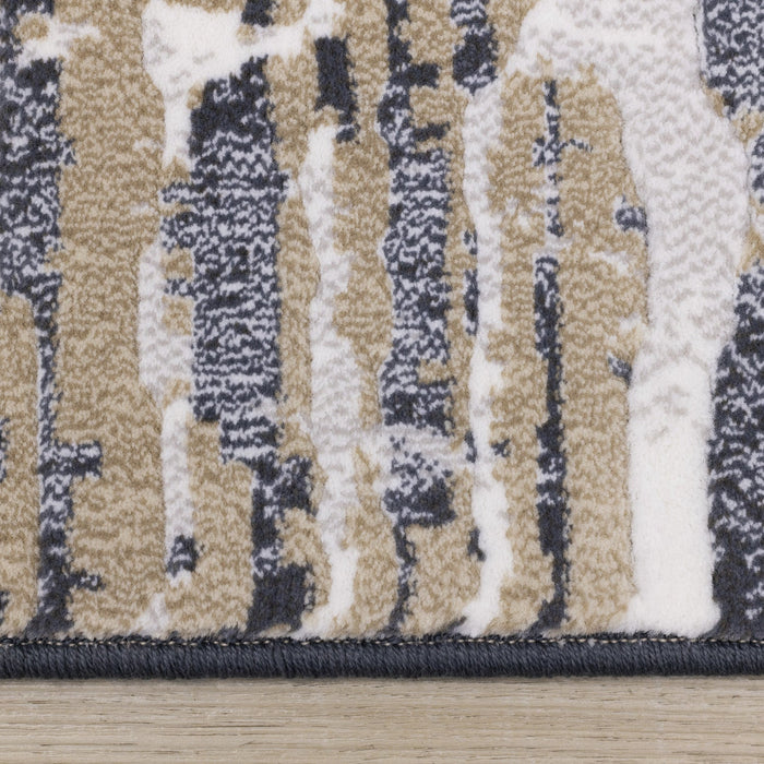 Isabelle Distressed Blue Area Rug - 7'10\" x 10'10\"