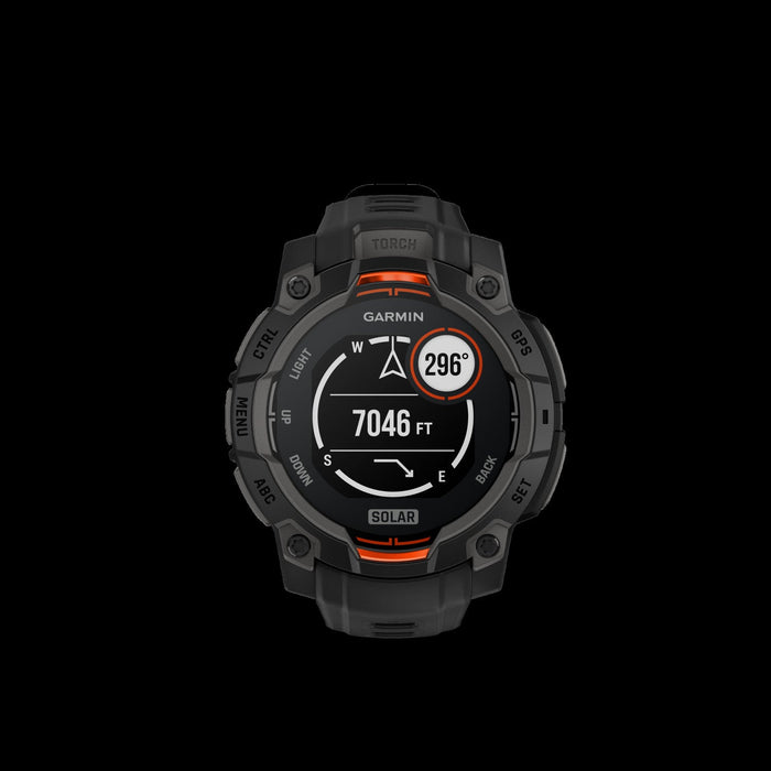 Garmin Instinct 3 Gps Smartwatch 45 Mm - Rugged Military Spec 810, Solar, Compass, Barometric Altime