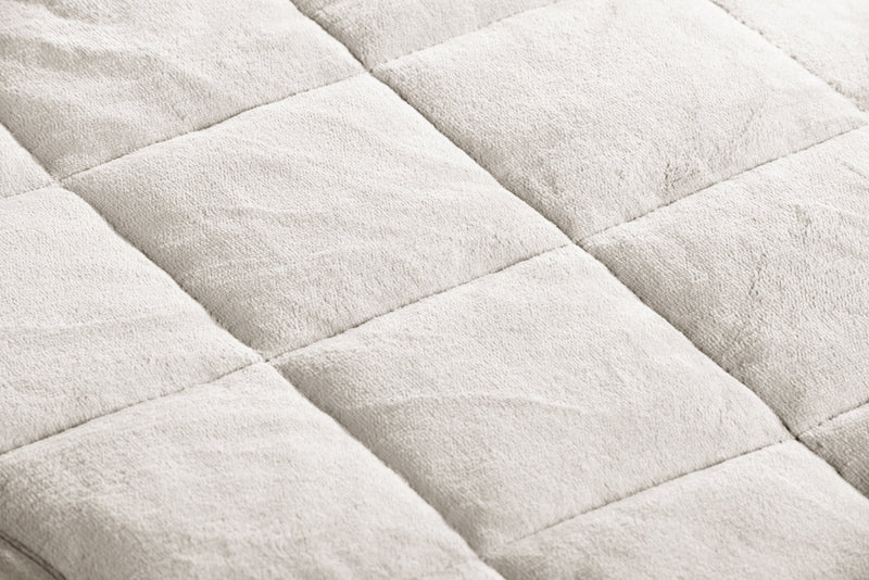 Weighted Sherpa Throw - Ivory