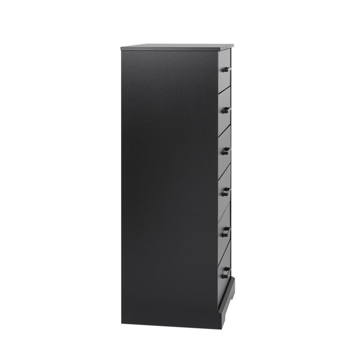 Prepac Rustic Ridge 23.75\" 6-Drawer Chest - Black