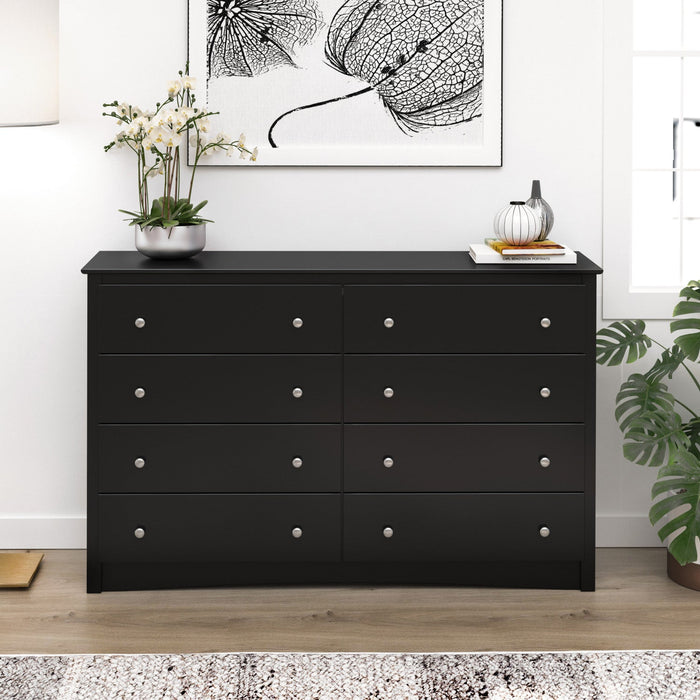 Sonoma 8-Drawer Dresser - Black