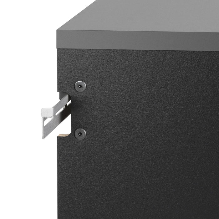 Hangups 3-Drawer Base Storage Cabinet - Black