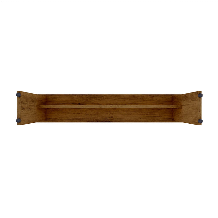 Manhattan Comfort Nomad 67.91\" Rustic Country Dining Bench - Natural