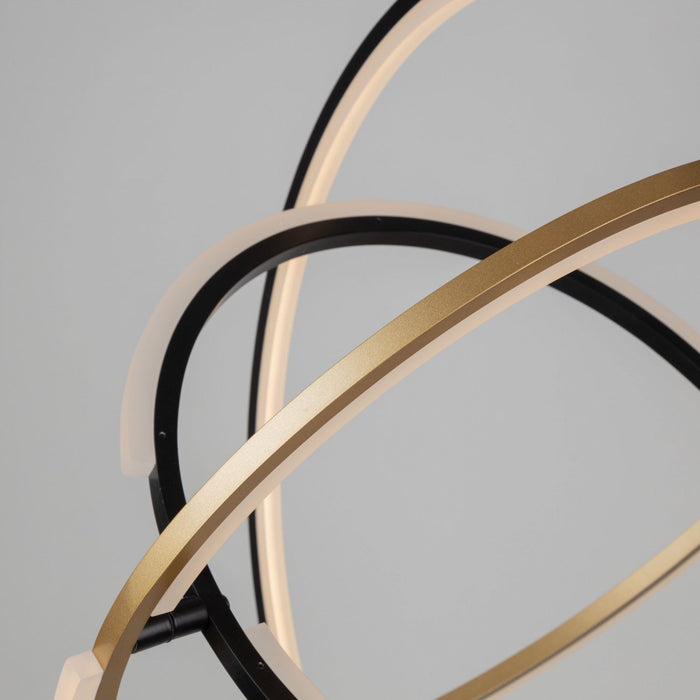 Trilogy Black & Brass Integrated LED Pendant II