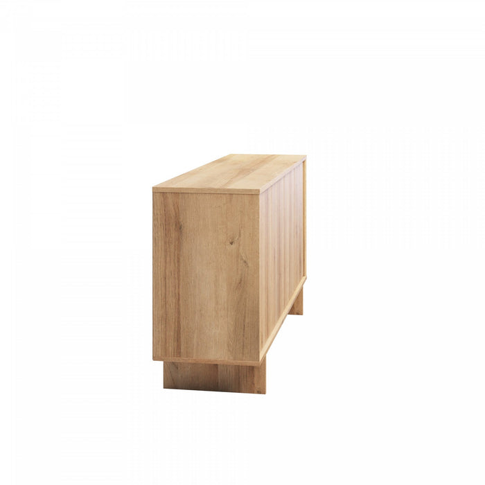 Prepac Finnley Sideboard Buffet - Natural Oak