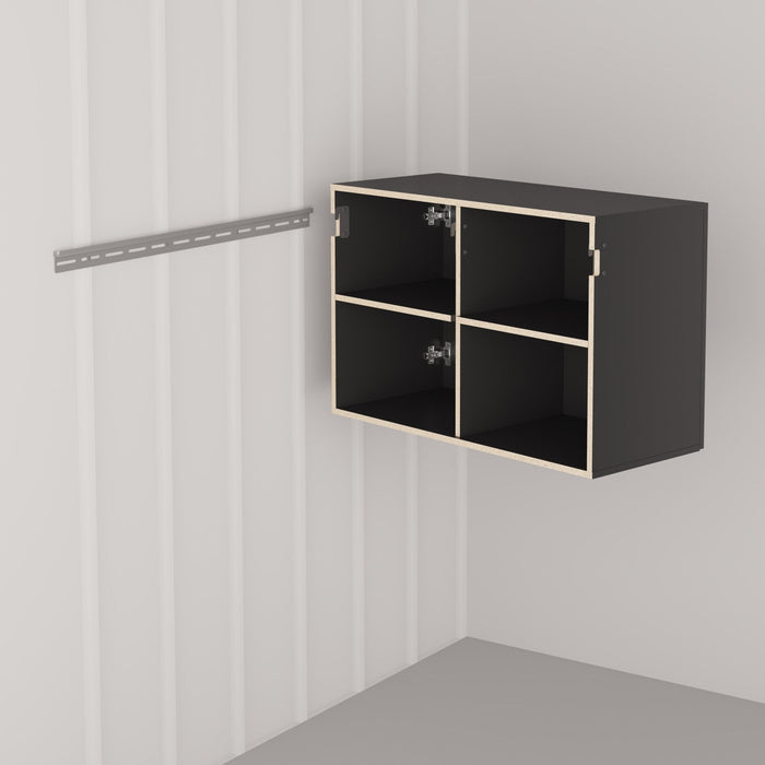 Hangups 36\" Upper Storage Cabinet - Black