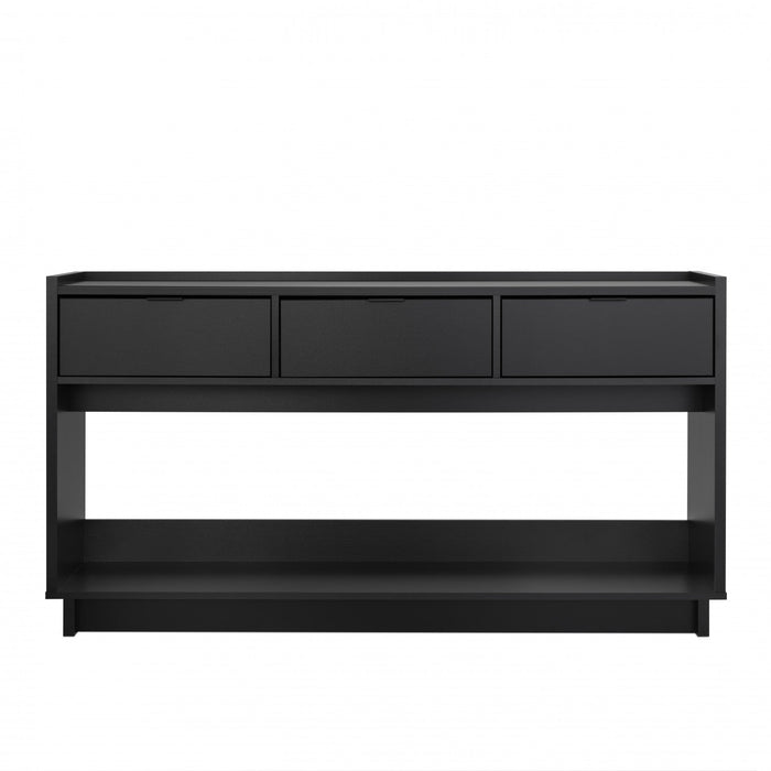 Prepac Simply Modern Buffet Console - Black
