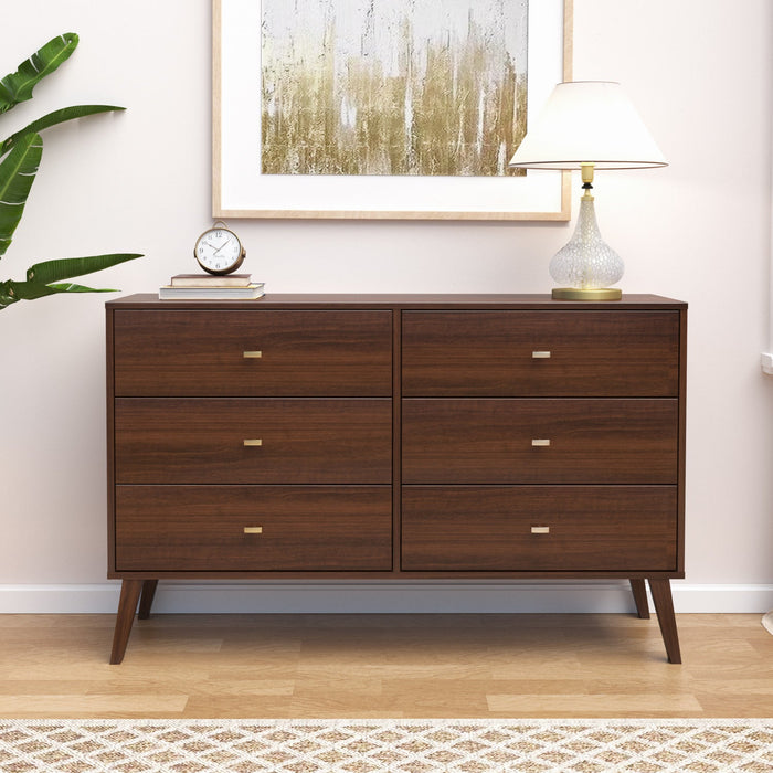 Milo 6-Drawer Dresser - Cherry