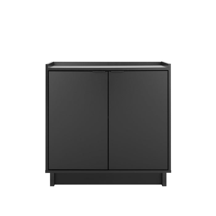Prepac Simply Modern 2-Door Console Buffet - Black