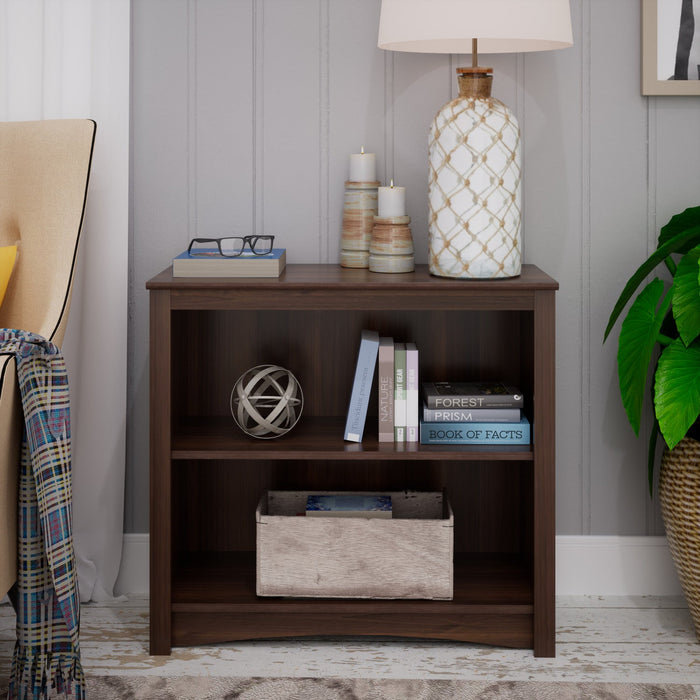 Two-Shelf Bookcase - Espresso