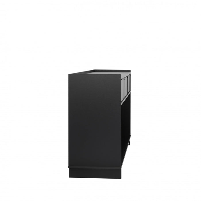 Prepac Simply Modern Buffet Console - Black