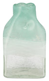 Aqua Haze 10\" Glass Bottle Vase