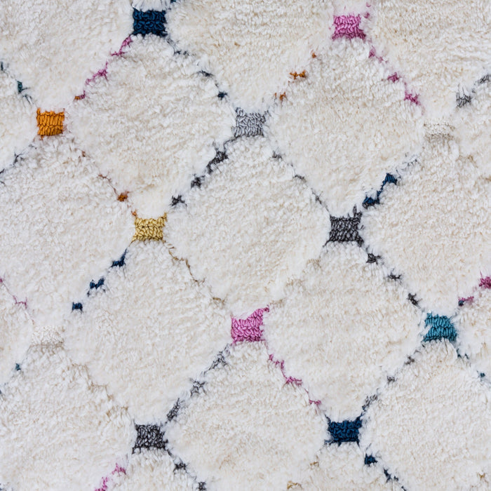 Lola Lattice Shag Area Rug - 2'7\" x 8'