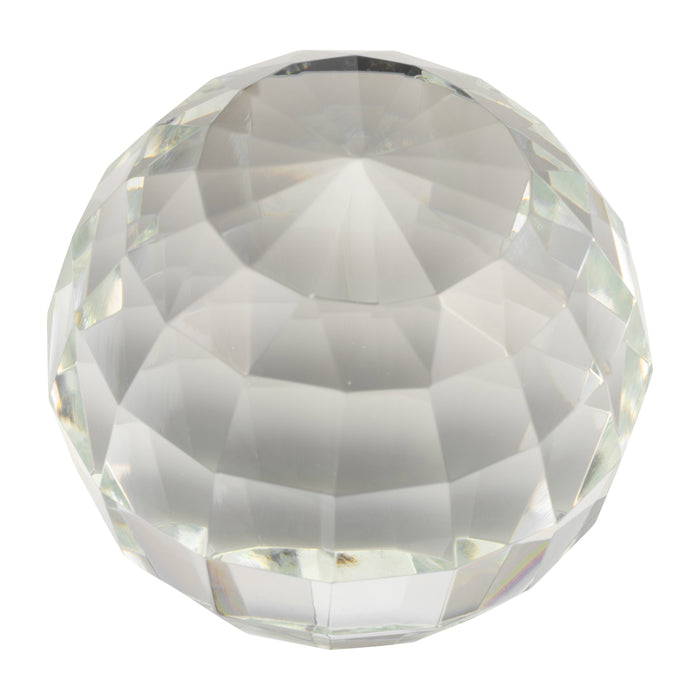 Clear 3\" Crystal Orb