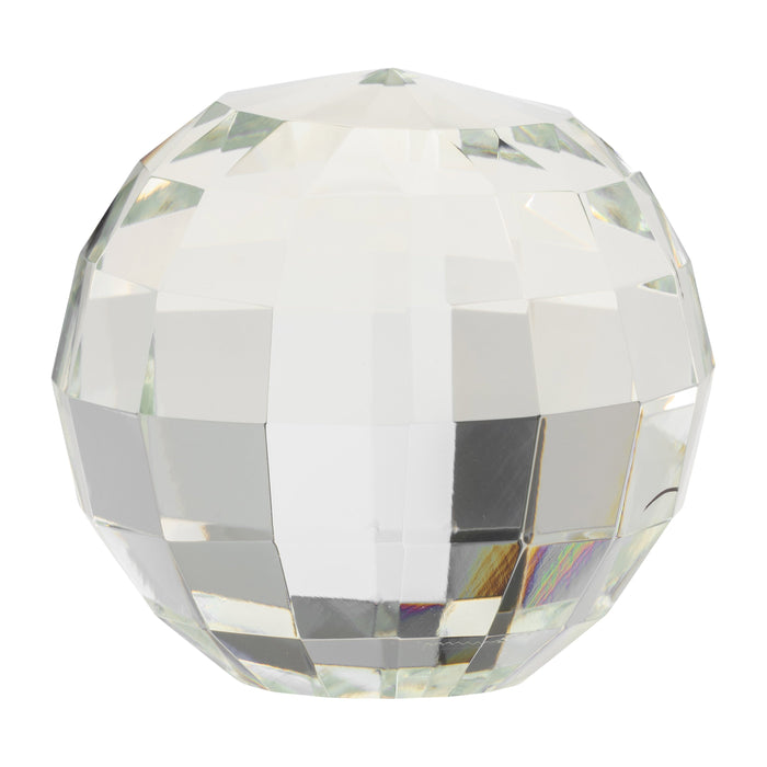 Clear 3\" Crystal Orb
