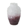 Glass 12\" Two-Tone Vase - Blush