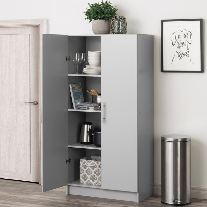 Elite 32\" Storage Cabinet - Light Grey
