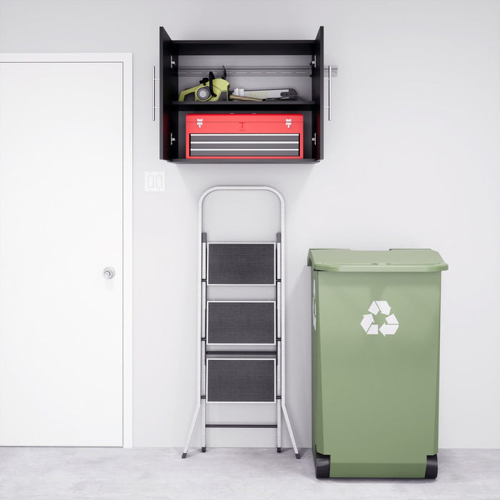 Hangups 30\" Upper Storage Cabinet - Black