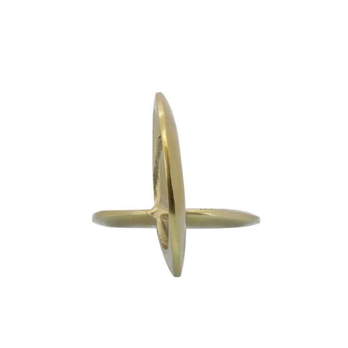 Metal 11\" Circle Links - Gold