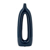 Ceramic 14\" Open Cut-Out Vase - Blue