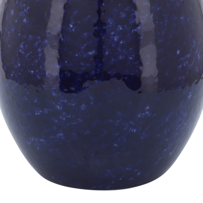 Ceramic 10\" Primeval Vase - Blue 