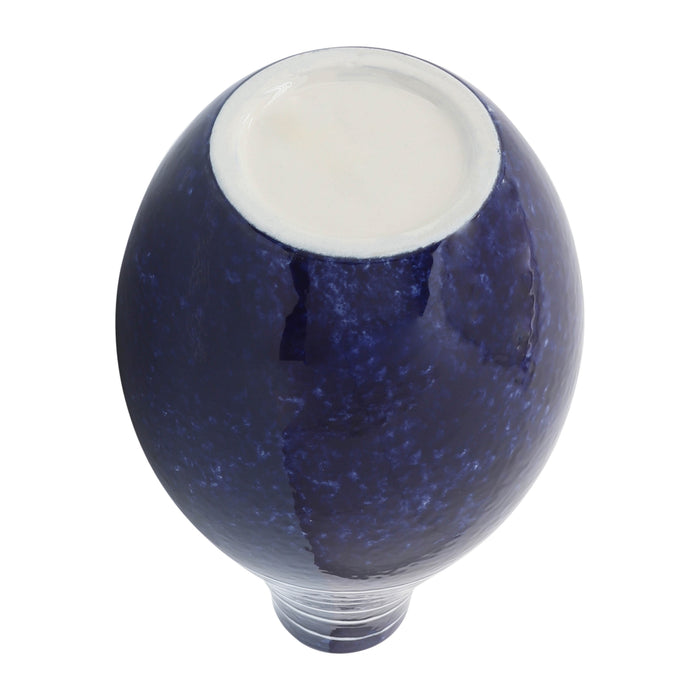 Ceramic 10\" Primeval Vase - Blue 