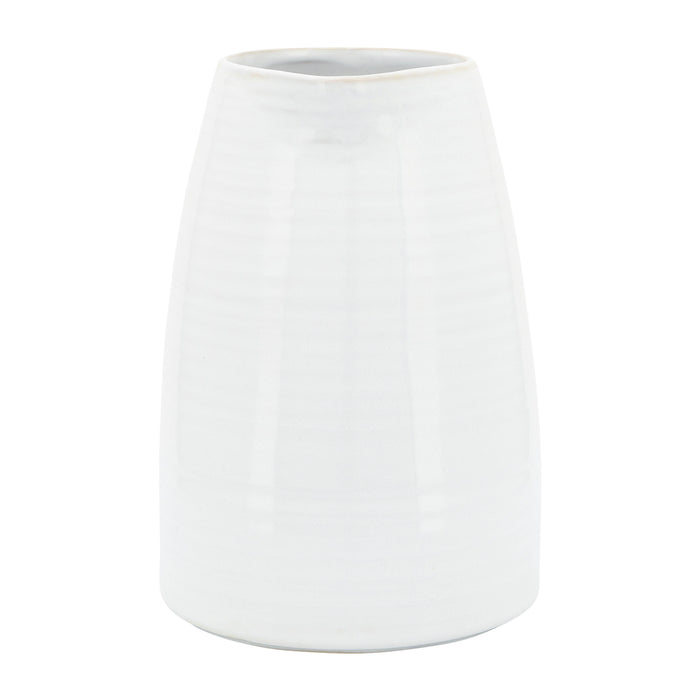 Ceramic 8\" Pitcher - White