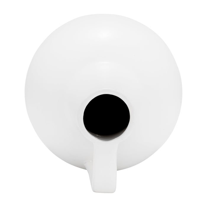 Ceramic 9\" Vase - White