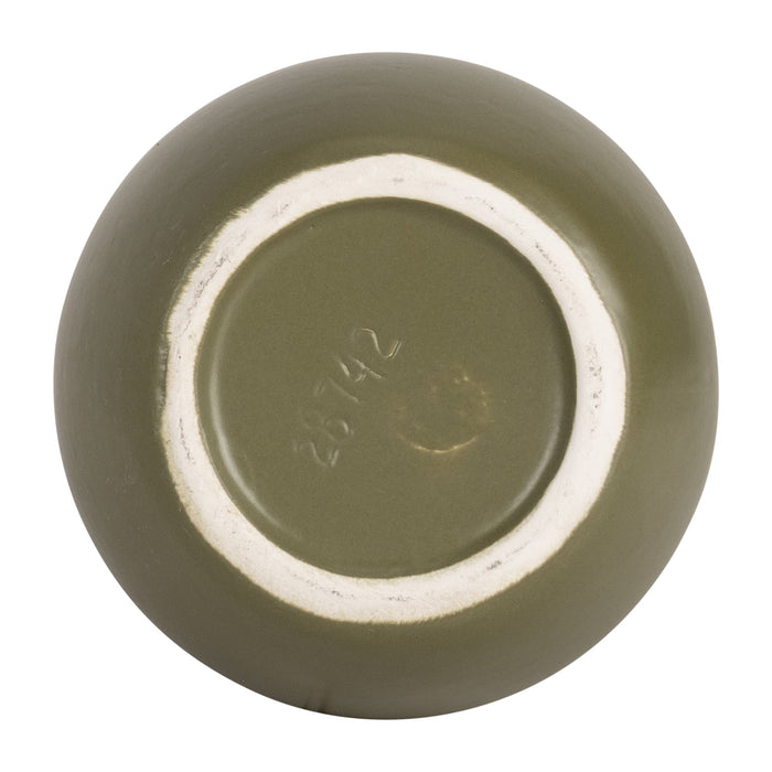 Ceramic 8\" Vase with Handles - Olive