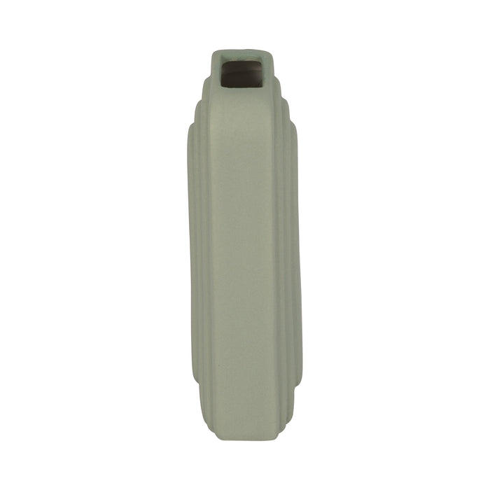 Dolomite 7\" Rectangular Vase - Dark Sage