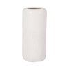 Ceramic 12\" Grooved Vase - Black