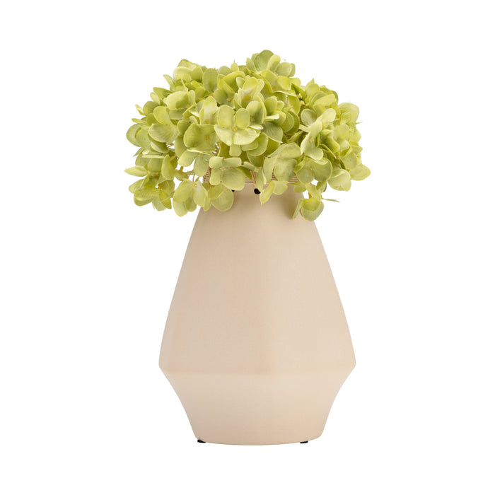 Ceramic 10\" Vase with Weaving - Natural