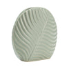 Ceramic 7\" Round Botanical Vase - Cucumber
