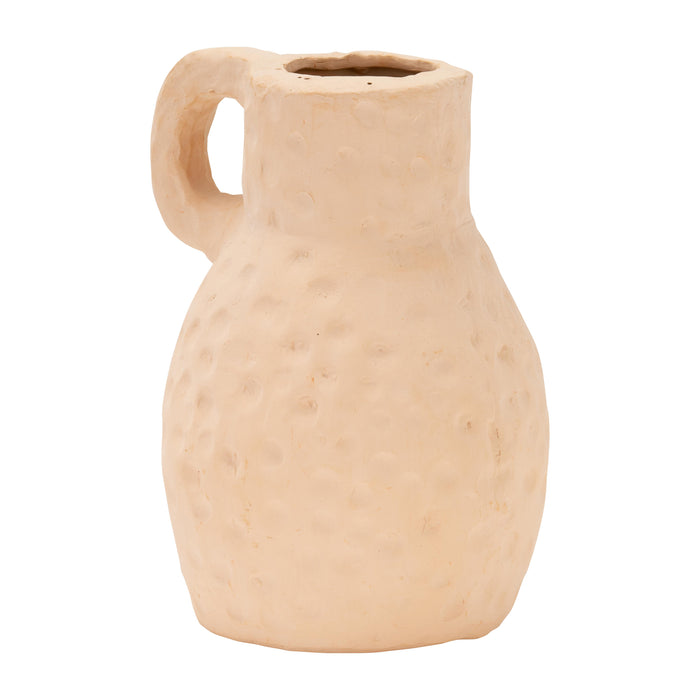 Teracotta 10\" Texture Vase 
