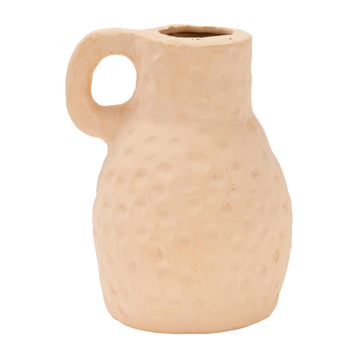 Teracotta 10\" Texture Vase 