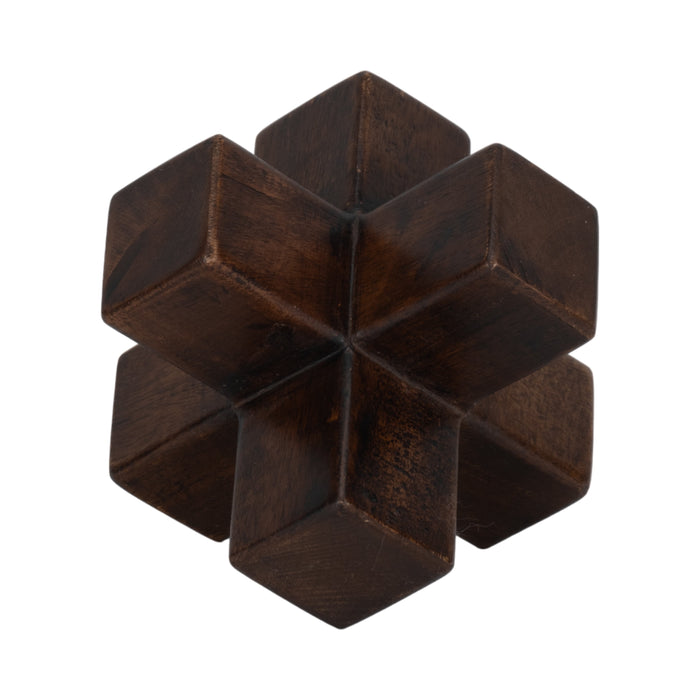 Wood 6\" Jack - Brown