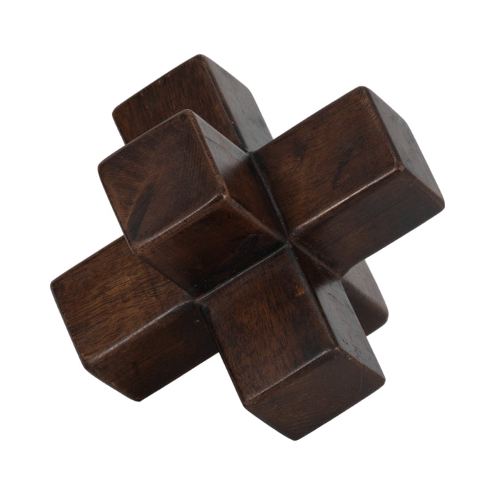 Wood 6\" Jack - Brown