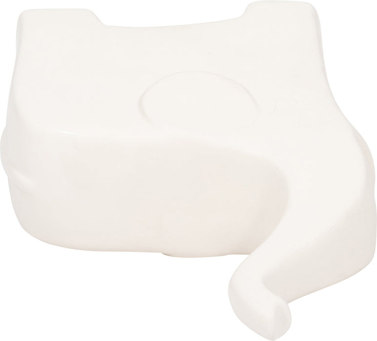 Ceramic 7\" Trunk Up Elephant - White