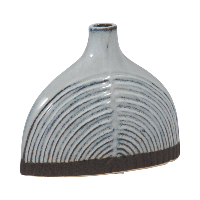 Ceramic 6\" Half Dome Arch Vase - Blue 