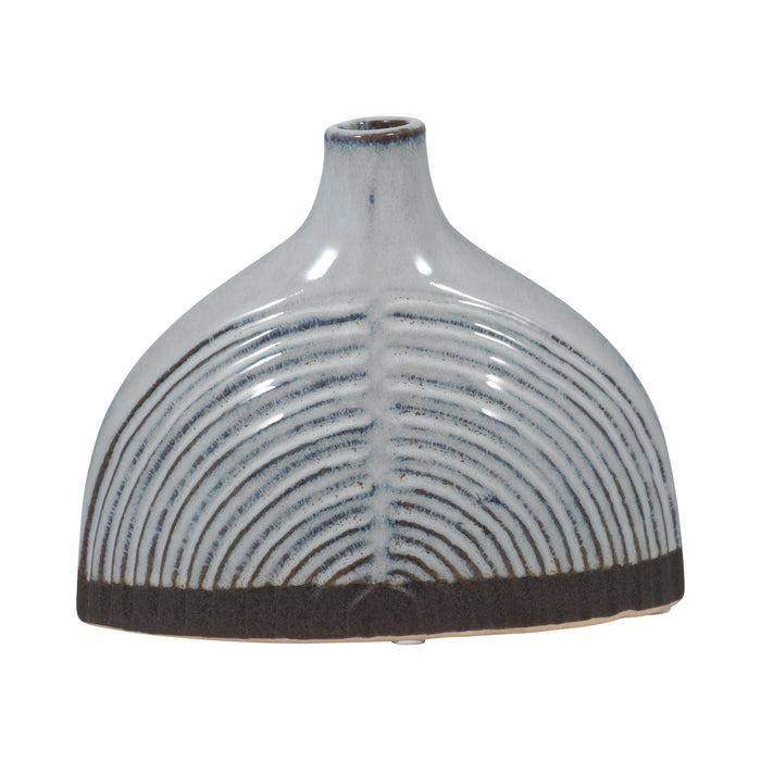 Ceramic 6\" Half Dome Arch Vase - Blue 