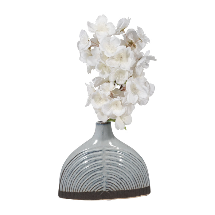 Ceramic 6\" Half Dome Arch Vase - Blue 