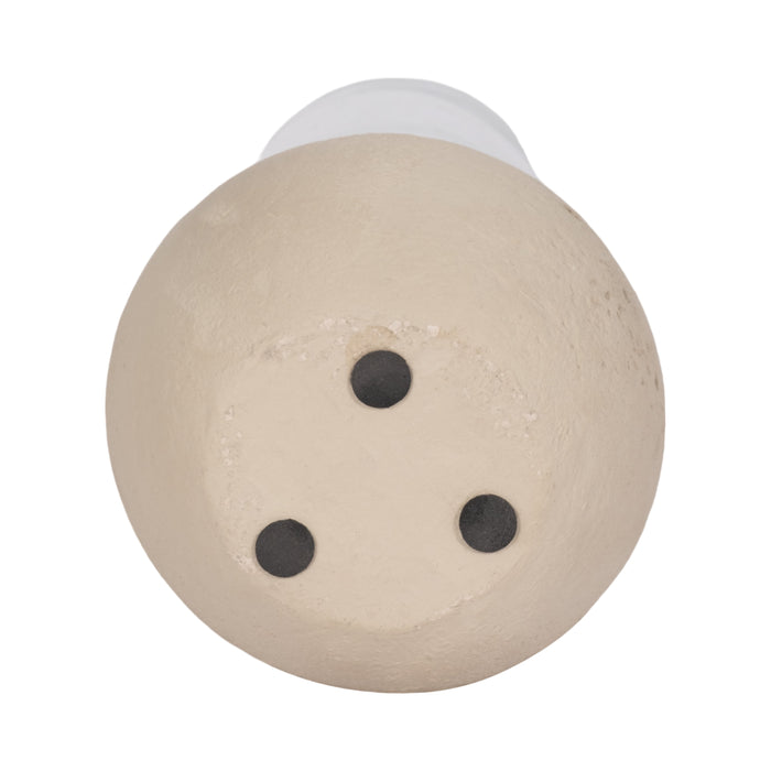 Ecomix Glass 13\" Vase - Ivory