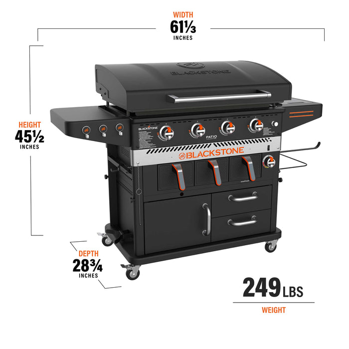 Blackstone Patio 36\" Cabinet Griddle with Air Fryer - 1923