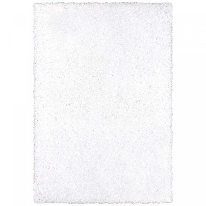 Victoria White Shag 3 x 5 Area Rug