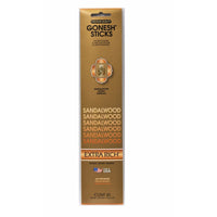 Gonesh Stick Sandalwood Set of 8 Incense Sticks